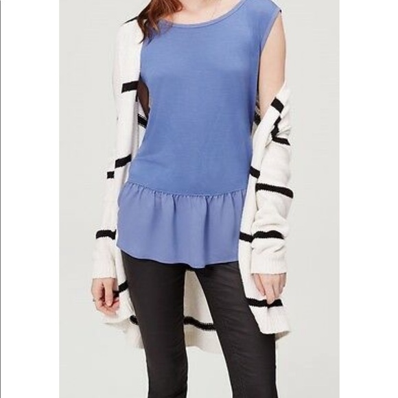 Loft peplum tank top - Picture 2 of 6